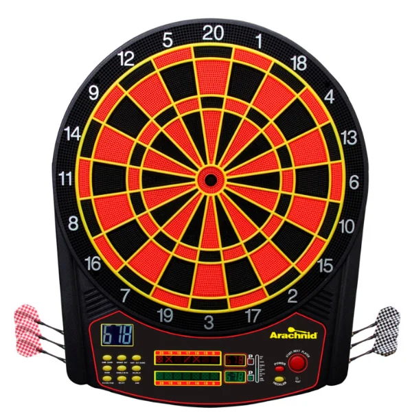 Superb Arachnid Electronic Dart board for home gaming needs.