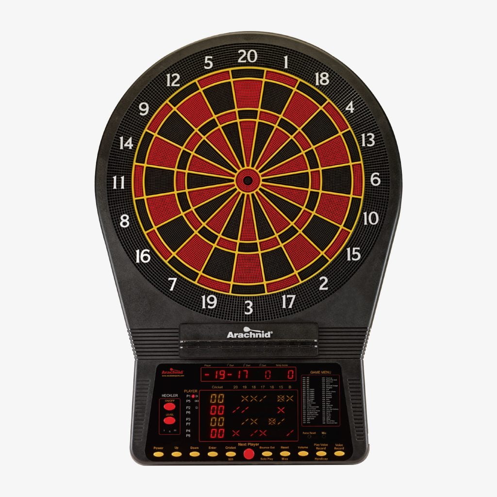 Classic home game room Arachnid dart board.
