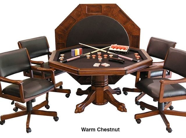 3-in-1 Game Table with 4 Chairs - Image 1