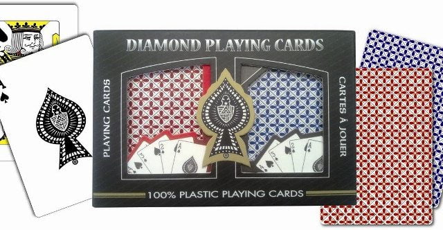 Ace Diamond Series 100% Plastic Playing Cards - Image 1