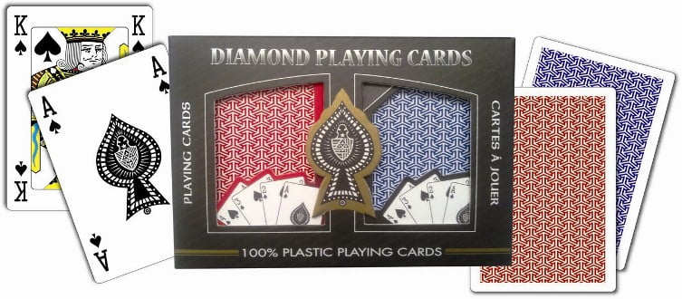 Ace Diamond Series 100% Plastic Playing Cards