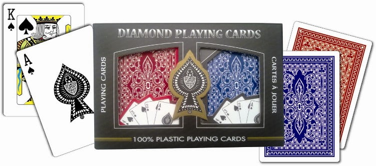Ace Diamond Series 100% Plastic Playing Cards