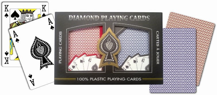 Ace Diamond Series 100% Plastic Playing Cards
