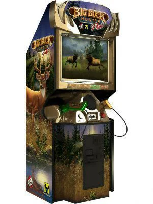Raw Thrills Big Buck Hunter Arcade game for home arcade room needs.