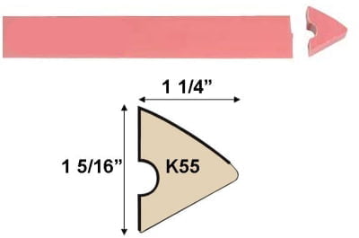 K-55 Fleetwood Rail Rubber - Image 2