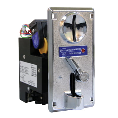 Electronic Rolldown Coin Acceptor w/LED Indicator