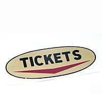 "Tickets" Decal