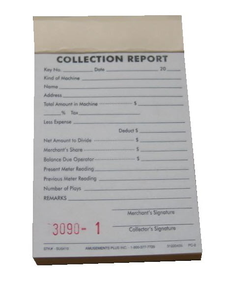Collection Report Book