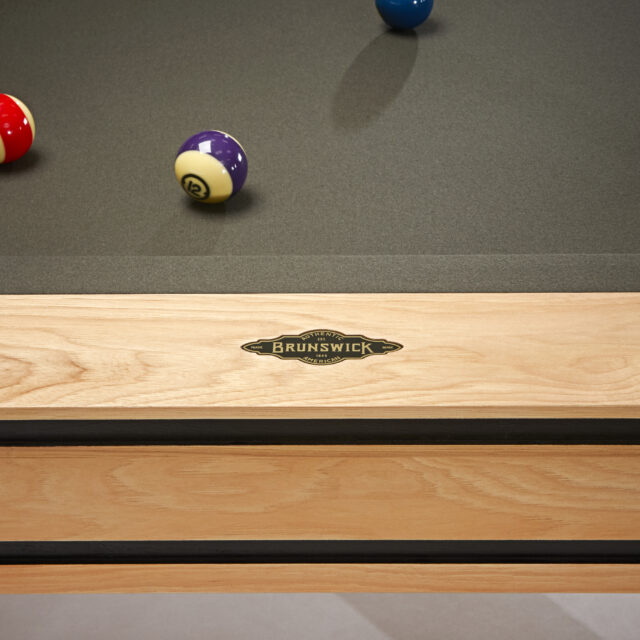 Brunswick Hickory Pool Table - Image 4