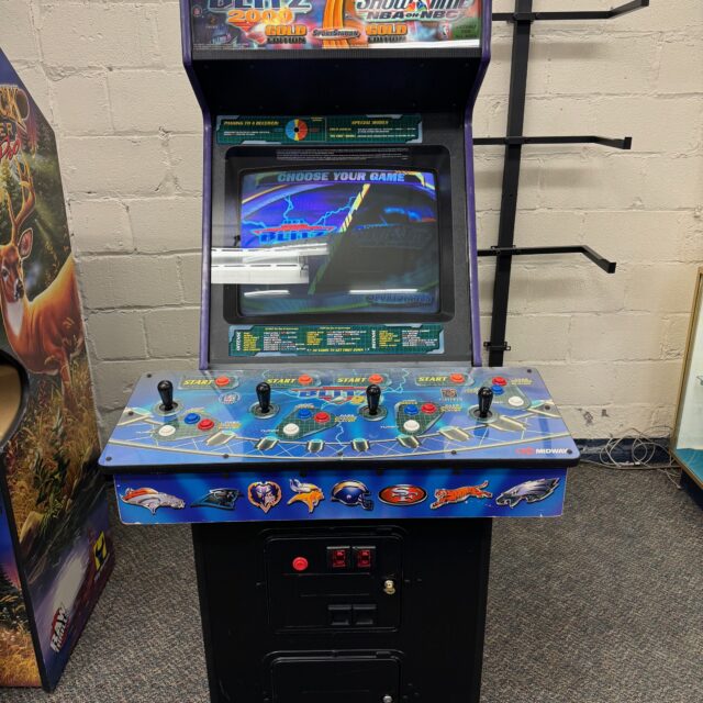 Iconic video game for sports fans and home game design needs.