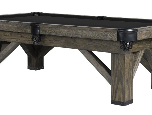 Modern, solid hardwood pool table for any game room
