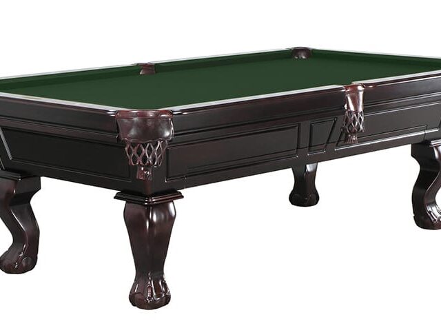 C.L. Bailey Norwich classic pool table for game room entertainment.