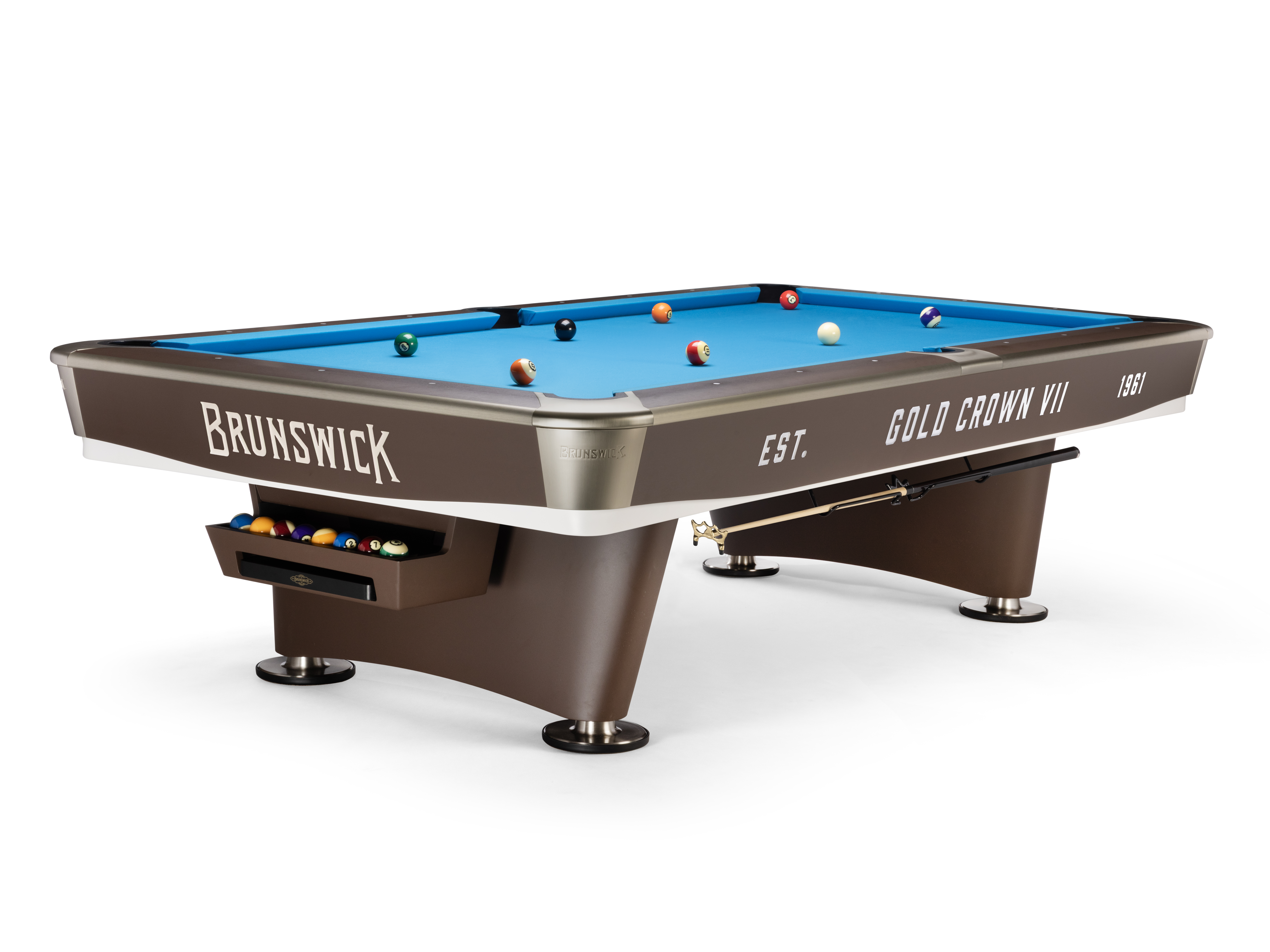 Brunswick Gold Crown VII Pool Table - Image 6