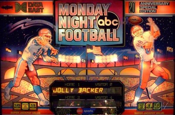 Monday Night Football Pinball Machine - Image 3
